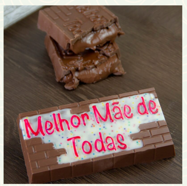 Forma de Chocolate Especial 3 Partes - Tablete Melhor Mãe de Todas - BWB10186